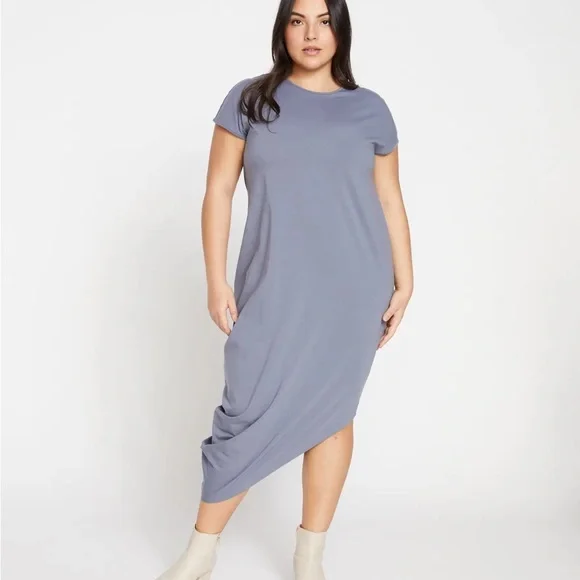 Universal Standard Dresses | New - Universal Standards Iconic Geneva Dress. Crepe, Size S (1x) Pale Blue. | Color: Blue | Size: 1x | Francesca1702's